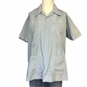 West Coast Choppers Light Blue Button Down Shirt M